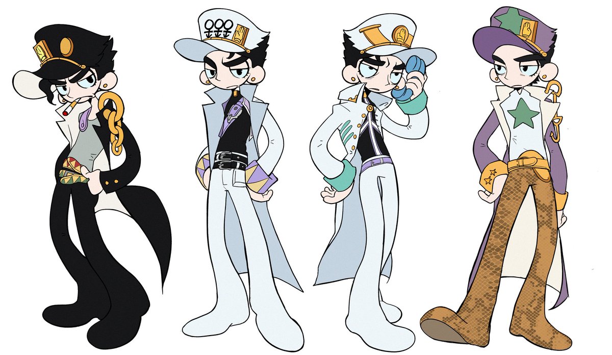 atthreenight's tweet photo. #jjba rubber hose https://t.co/MCs0RkiCGx