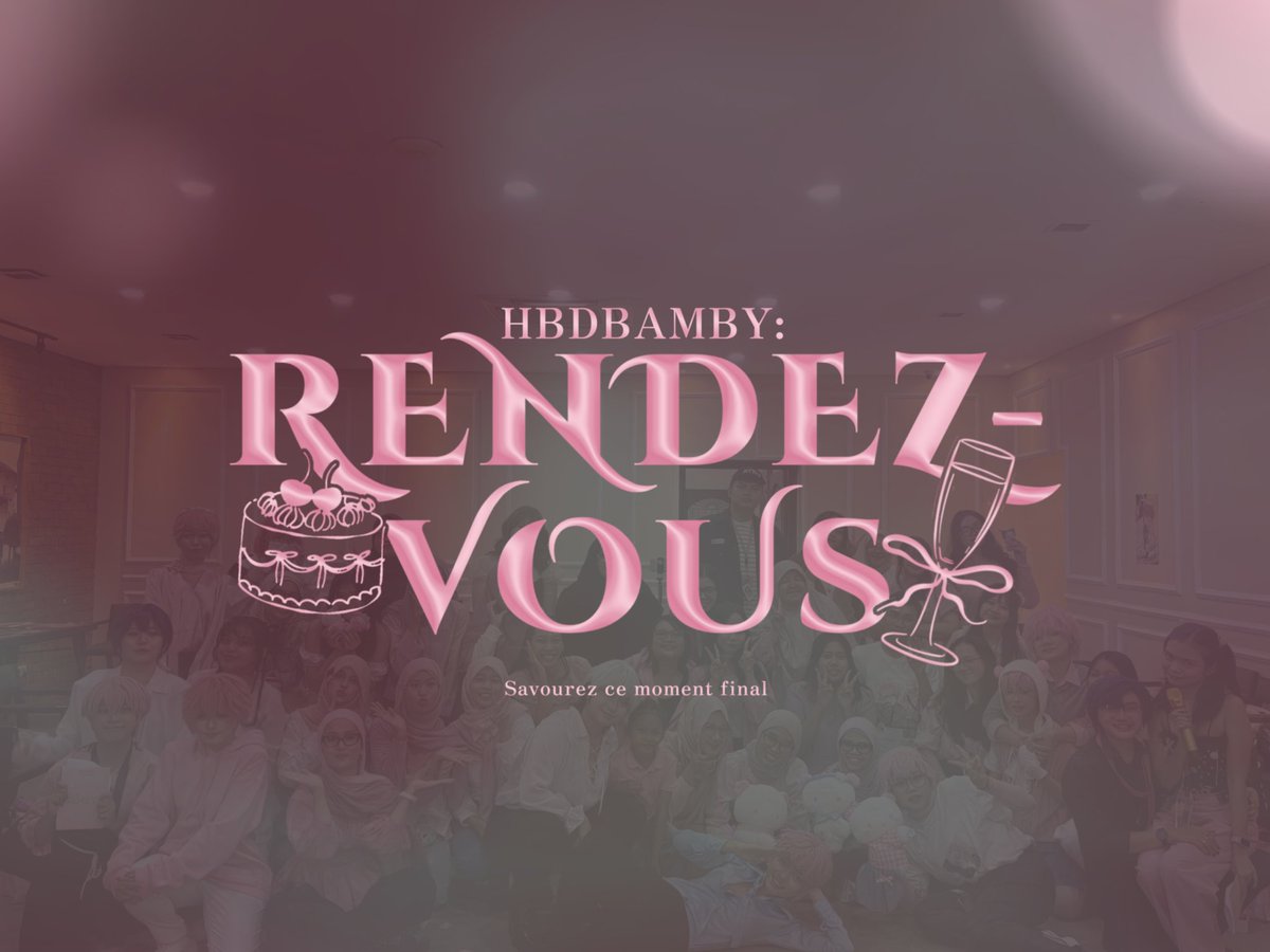HBDBAMBY's tweet photo. ⋆˖⟡౨ৎ EVENT DOCUMENTATION ౨ৎ⟡˖⋆

Hello, PLLI! 🎀🩷

The event documentation has been sent to your registered email.

Please check your inbox or spam folder.

If you haven't received it yet, feel free to DM us. ♡

#HBDBAMBY #RENDEZVOUS https://t.co/9oGqiENx8l