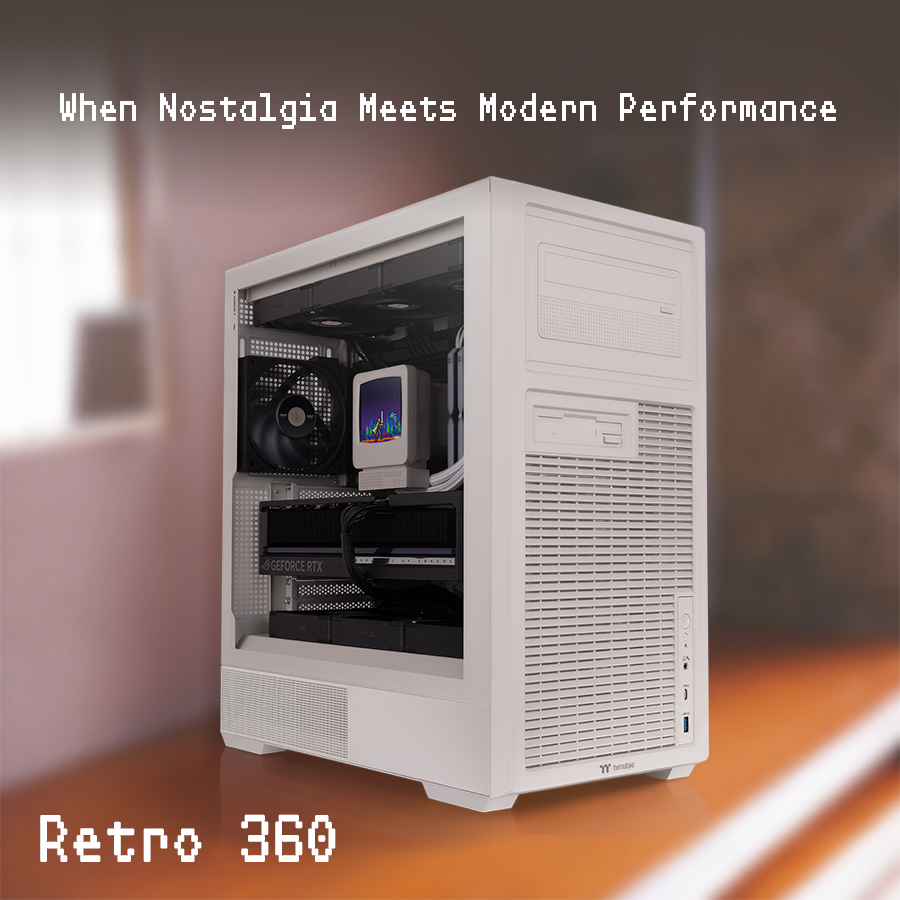 ThermaltakeInc's tweet photo. Retro 360 📼✨ Bringing back the golden age of classic desktop design with retro front panels, vintage aesthetics, and old-school charm reimagined for modern PC builds. A nostalgic throwback powered by today’s performance.
#Thermaltake #Retro360 #RetroSeries #PCBuild https://t.co/CUJFSIp4ic
