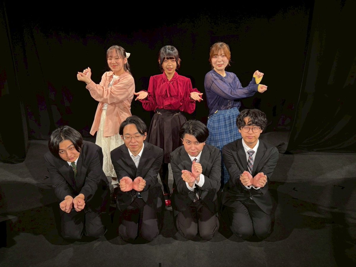 team__yarusenai's tweet photo. 短編集公演『微罪』
終演いたしました💐

今回2度目となる短編集公演！
お楽しみいただけましたでしょうか。

ネタバレ感想解禁でございます‼️
ぜひぜひ！ご感想お待ちしております👀

今後とも劇団やるせないをよろしくお願いいたします💐

#やるせない微罪 https://t.co/pcBmrOzKwH