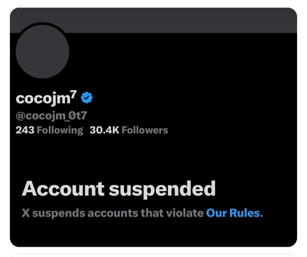 Abbiepjm2's tweet photo. @Support Please review the suspension of @cocojm_0t7 . We believe this account may have been suspended due to false or coordinated reports. The account has not intentionally violated X's rules. We respectfully request a fair manual review and, if no violations are found, the restoration of the account. Thank you.