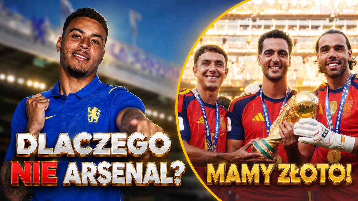 wator_ski's tweet photo. 🚨 ARSENAL PRZEGRAŁ WALKĘ O ROGERSA CZY SAM Z NIEJ WYSZEDŁ?

🔵 Chelsea ściąga priorytet Artety tego lata! Zarząd zachował rozsądek czy podjął beznadziejną decyzję? Co naprawdę zdecydowało i jakie będą konsekwencje?

Do tego znakomity weekend: 7 medali, w tym 3 złote! 🥇🥇🥇

🎥 27 minut konkretów z @Wik_Chrabaszcz 👇