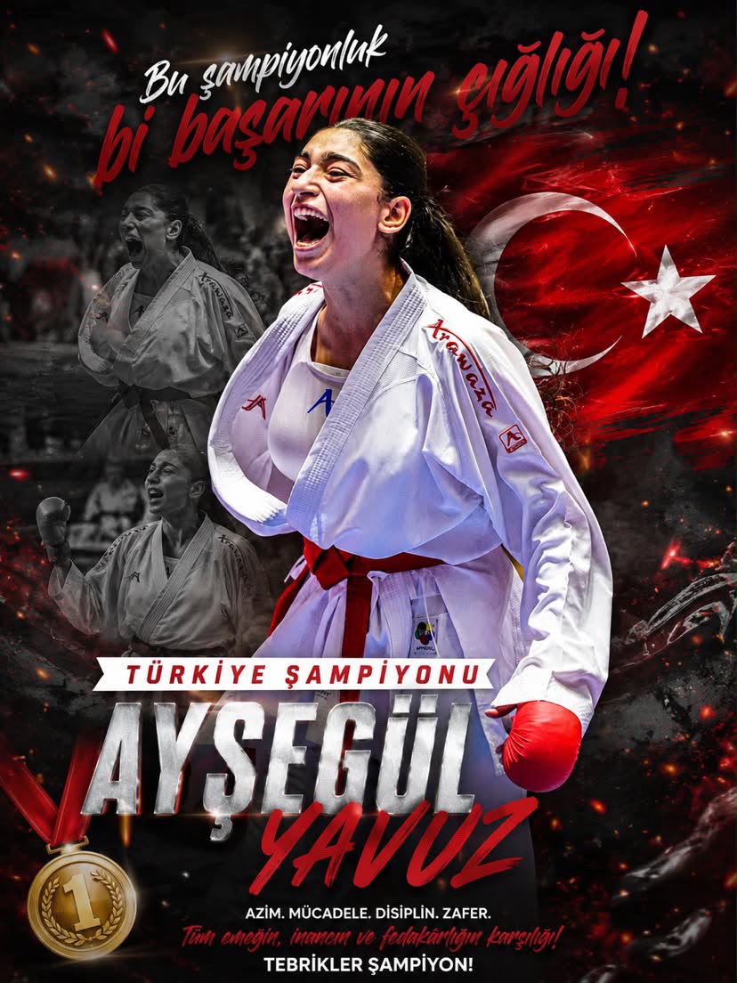 askfgaziantep's tweet photo. 16-19 Temmuz 2026 tarihlerinde Samsun’da düzenlenen Ümit, Genç ve U21 Türkiye Karate Şampiyonası’nda sporcumuz Ayşegül Yavuz, Türkiye Şampiyonu olmuştur. 🏆🥋
Sporcumuzu tebrik ediyor, başarılarının devamını diliyoruz.@taskk_1980  @oalperk https://t.co/oQzKz2lfuX