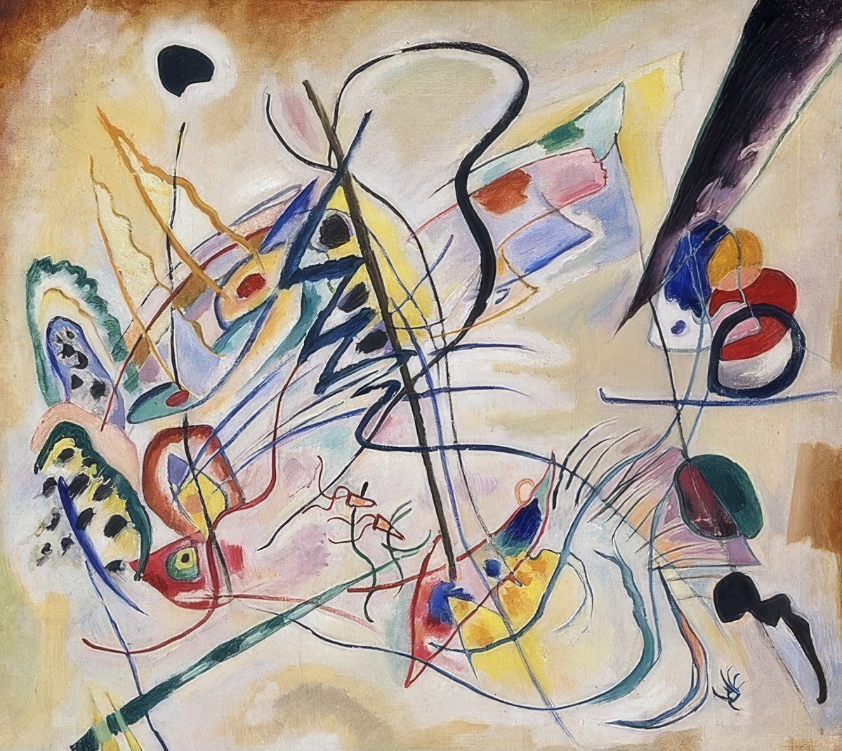 teatrolafenice's tweet photo. #losapeviche ... a tutti gli effetti Kandinsky volle tradurre una melodia in pittura seguendo le proprie sensazioni, la propria sinestesia. https://t.co/fkSAfcQoku