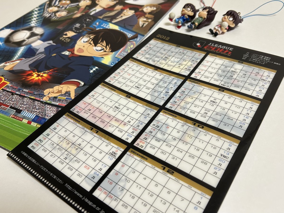 Volga_conan's tweet photo. これは2012年、ヴィッセル神戸の試合で配布されてたA5クリアファイル

劇場版名探偵コナン｢11人目のストライカー」とJリーグ20周年の記念コラボ https://t.co/F6MAqCPj0t