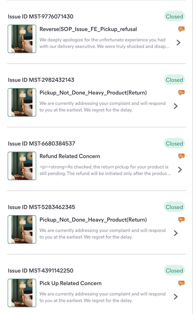 subrakd7's tweet photo. @Meesho_Official @meesho_support @viditaatrey My Pickup Request of a Damaged Product is yet to be resolved.

It has been more than 50 days now that I have raised Pickup Request.
There is no defined process to escalate as well.

@jagograhakjago https://t.co/PEtRANxoYS