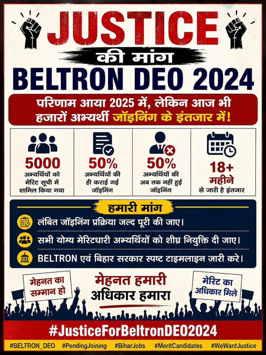 Zafir_Faizy's tweet photo. #Beltron_Deo_Joining_Do
#Beltron_Deo_5000
#BiharGovernment
#YouthEmployment
#Rozgar
#Bihar
@CMOBihar
@samrat4bjp @yadavtejashwi
@mishranitish
@ditbihar
@bsedc
@IPRD_Bihar
@abhaysinghias
@News18bihar
@ZeeBiharNews
@BihartakChannel
@Live_hindustan
@DainikBhaskar
@KashishBihar https://t.co/H9w2iQCmbg