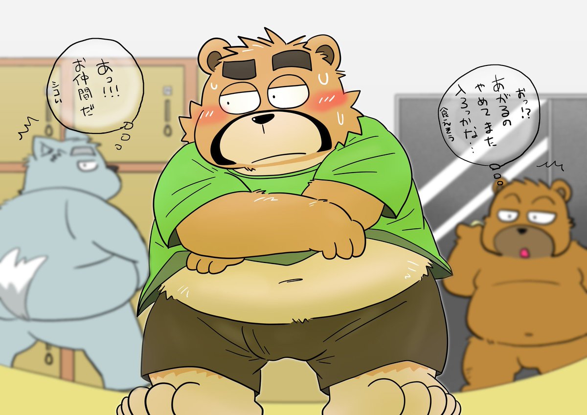 gatoGGY's tweet photo. 超過去絵再掲載その21

ホモの品定めは脱衣所から既に始まっている――！ https://t.co/sE7Qyl2mak