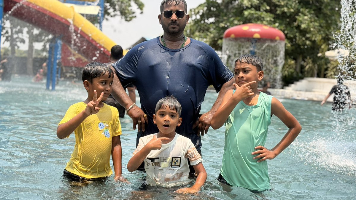 pabitraKumarB12's tweet photo. With Brother #waterpark https://t.co/7UO5rbNleP