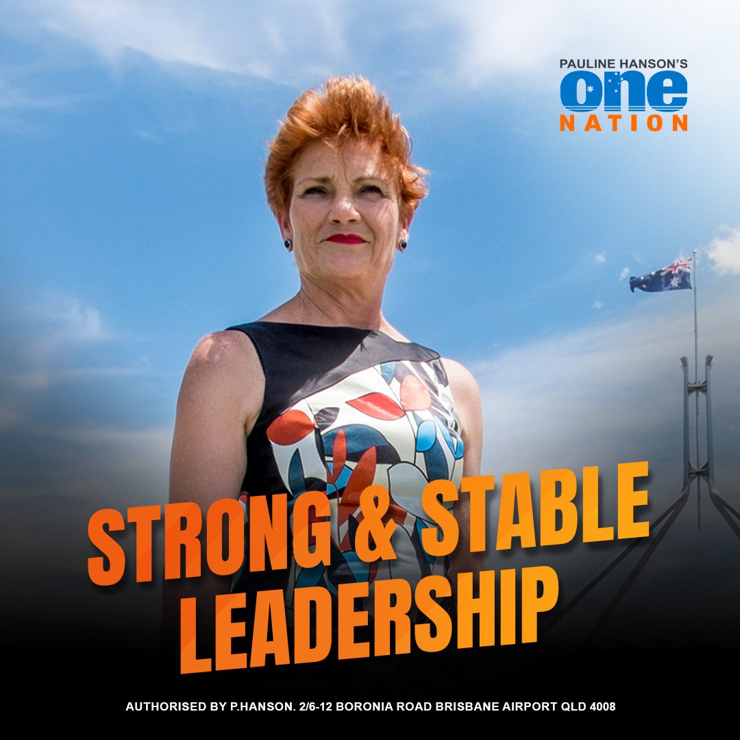 Ausbobsmit's tweet photo. Labor and the LNP along with the Greens have co-ordinated an attack on Pauline as a person, with personal smears. This is a campaign of hatred.

Waiting for the fake allegations to start. 

This is what they do. Labor knows this, they did it with Morrison. They don't attack the policy, they attack the person, smears and lies. They are doing this to Pauline. Threatened. This is a team effort. The entire system is against Pauline.