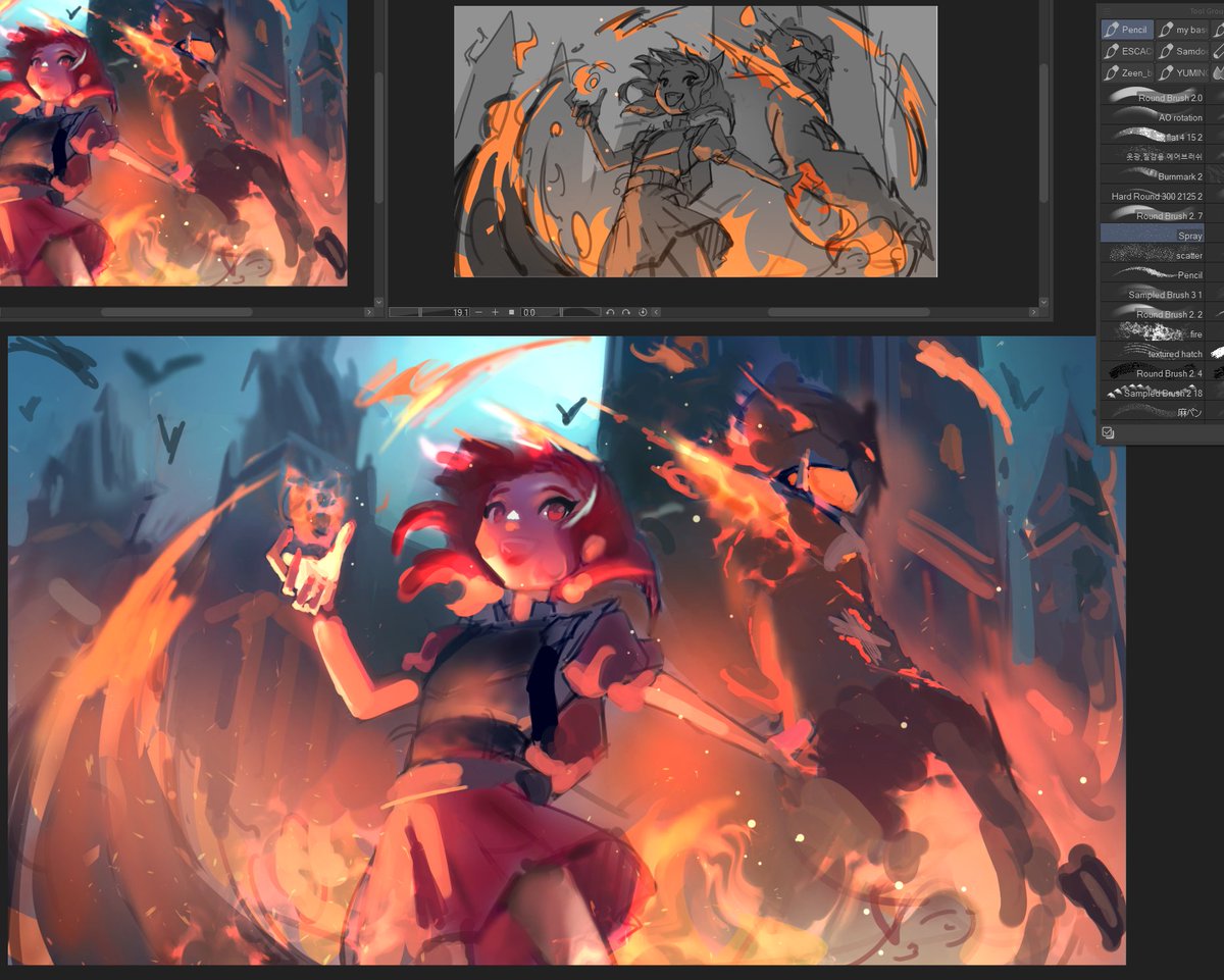Nosoriart's tweet photo. Annie WIP https://t.co/g4TphvAong