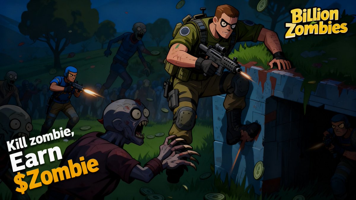 BillionZombies's tweet photo. 💥 SHOOT ZOMBIES, GET PAID! 💸🎮

The horde is closing in, but every bullet meant for a zombie is pure profit in your pocket! 🪖
Squad up, and turn every headshot into real $ZOMBIE rewards as gold coins rain down! 🪙

🤩 Ready to shoot your way to riches?

#BillionZombies https://t.co/42l8RZk9rc
