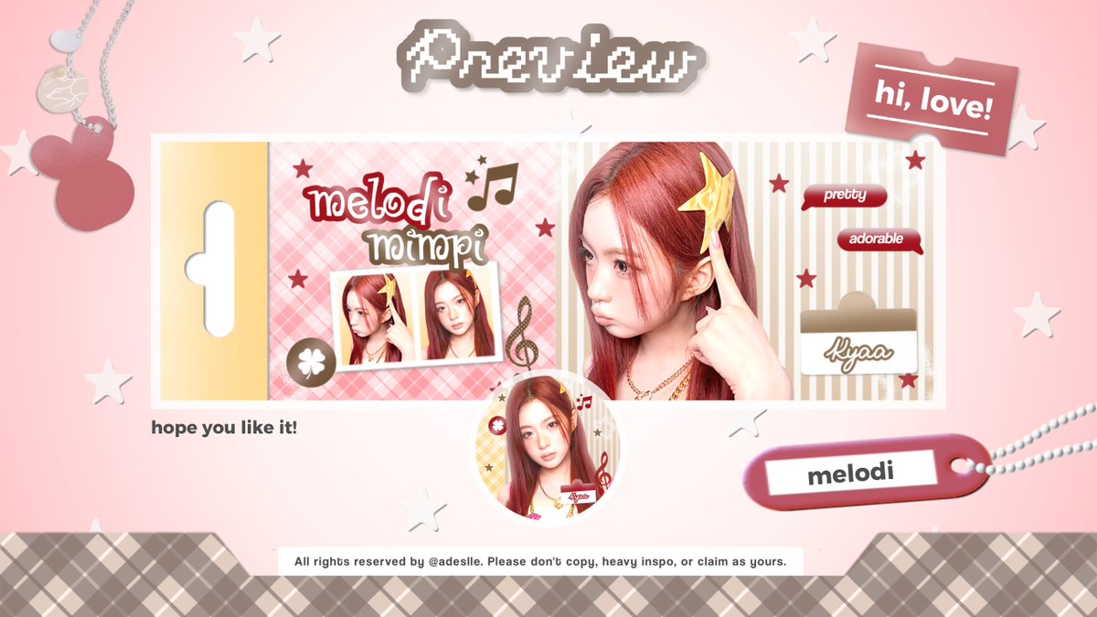 ❛ Adelle! layout tweet media