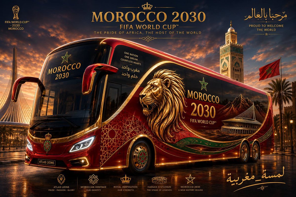 charaf_lamya's tweet photo. Le spectacle était immense, mais le meilleur reste à venir ! 🌍💫
La barre est placée très haut ? Parfait, le Maroc aime les grands défis.
Histoire, passion, hospitalité et magie.
Rendez-vous avec la gloire ! 🇲🇦🔥👑
#Morocco2030 #Maroc2030 DimaMaghrib https://t.co/CWJRA7L7X9