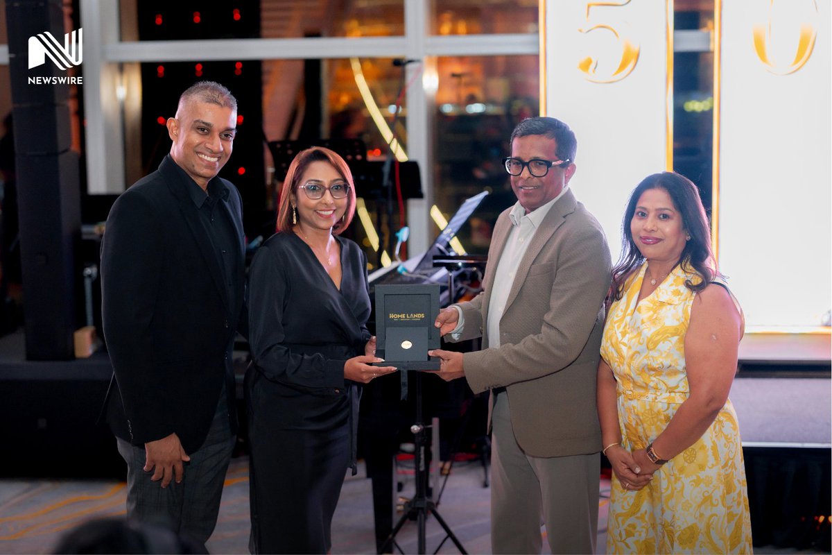 NewsWireLK's tweet photo. Home Lands Group Surpasses 5,000 Resort Apartments and Villas Sold!

Home Lands Group has reached a historic milestone, surpassing 5,000 resort apartments and villas sold across its portfolio of mega lifestyle developments. The achievement reflects the company's continued leadership in Sri Lanka's real estate sector, with over 3,750 units already delivered to homeowners and a further 400 units ready to be delivered this year, reinforcing its commitment to trusted development and timely delivery.