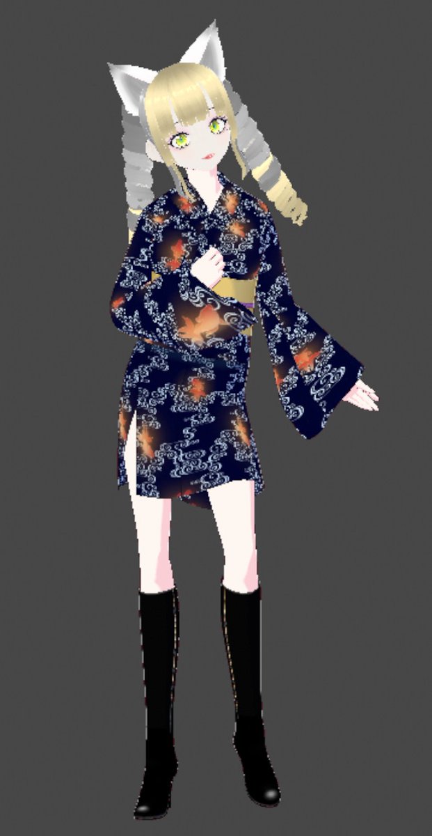 724Sei's tweet photo. 結局、新しい居場所が見つからない 
No.059 波と金魚 WIP 
#spatial 終了まであと7日 
#avatar https://t.co/UeAr1tkaCe