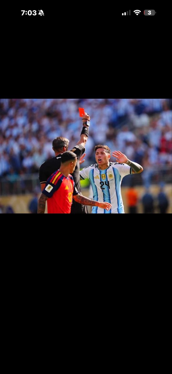 yaboiandro's tweet photo. Enzo getting a red card was Absolutely Bloody Priceless sucked in to the grubby cunt!
His contract at Chelsea Is In Danger
#Sackhim
#BlueCo
#CFC
@cheseaFC
& He Deserves To Be Banned From International Duties!
#Argentina
#Enzo
#Grubby
#Cunt
@FIFAWorldCup
#BanHim https://t.co/enhq5l2Fr4