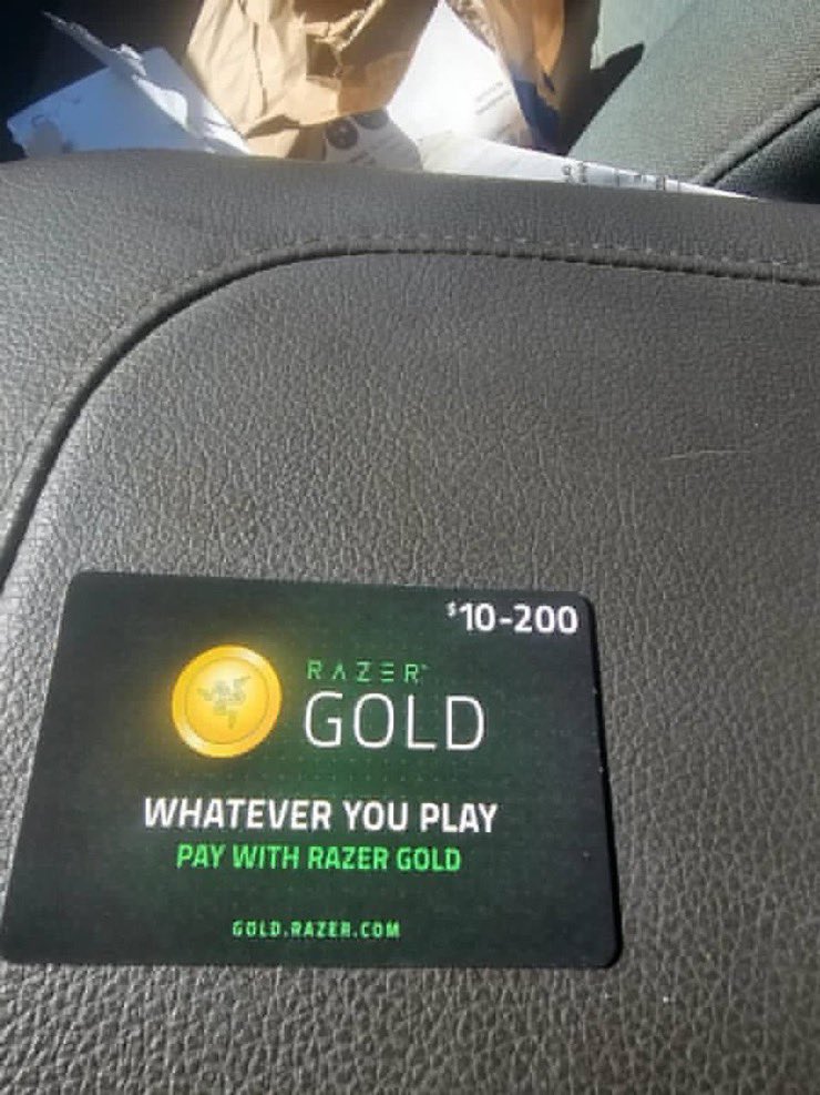 John04rr's tweet photo. I got $10-200 Razer gold what can I get? https://t.co/DIOWWrUtns