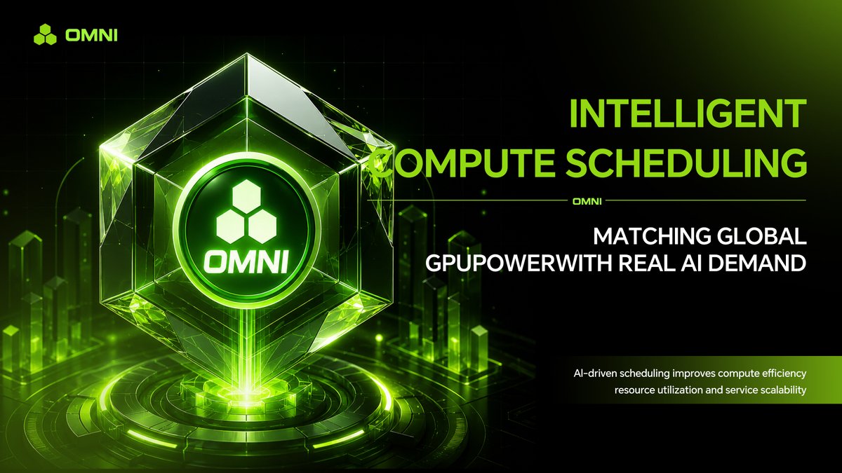 OMNIAI_Network's tweet photo. Compute should not stay idle.
OMNI AI uses intelligent scheduling to match global GPU resources with real AI demand.
The right task. The right compute. The right network.
AI compute becomes more efficient when it can move intelligently.
#OMNIAI #AIScheduling #GPU #DePIN https://t.co/qLdBIIaJN3