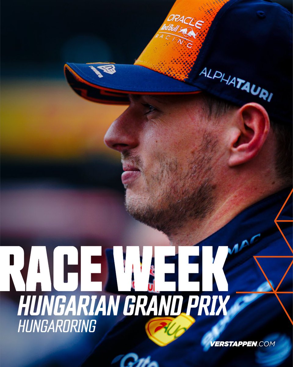 VerstappenCOM's tweet photo. ...and straight back into RACE WEEK 🙌

#HungarianGP https://t.co/qkYH7rtc2I