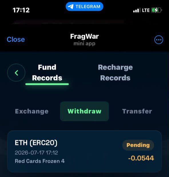 Airdroptheef's tweet photo. @crabex_official @crabex_official 
Kindly check and release my pending Fragwar withdrawal as soon as possible. 

Fragwar ID: 10011204
UID: 9028843

I lost in finishing the Up/Down contract cumulative task because I trust your vision. Please release funds https://t.co/TOcbmpmwmf