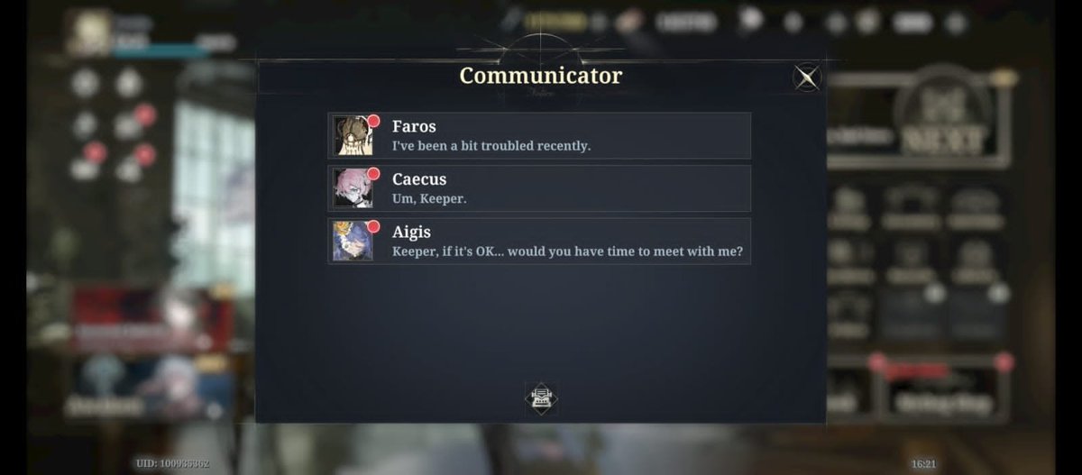 selflessfatalis's tweet photo. //is that the zetaigis in my ingame messenger. https://t.co/UWTA09bBSE