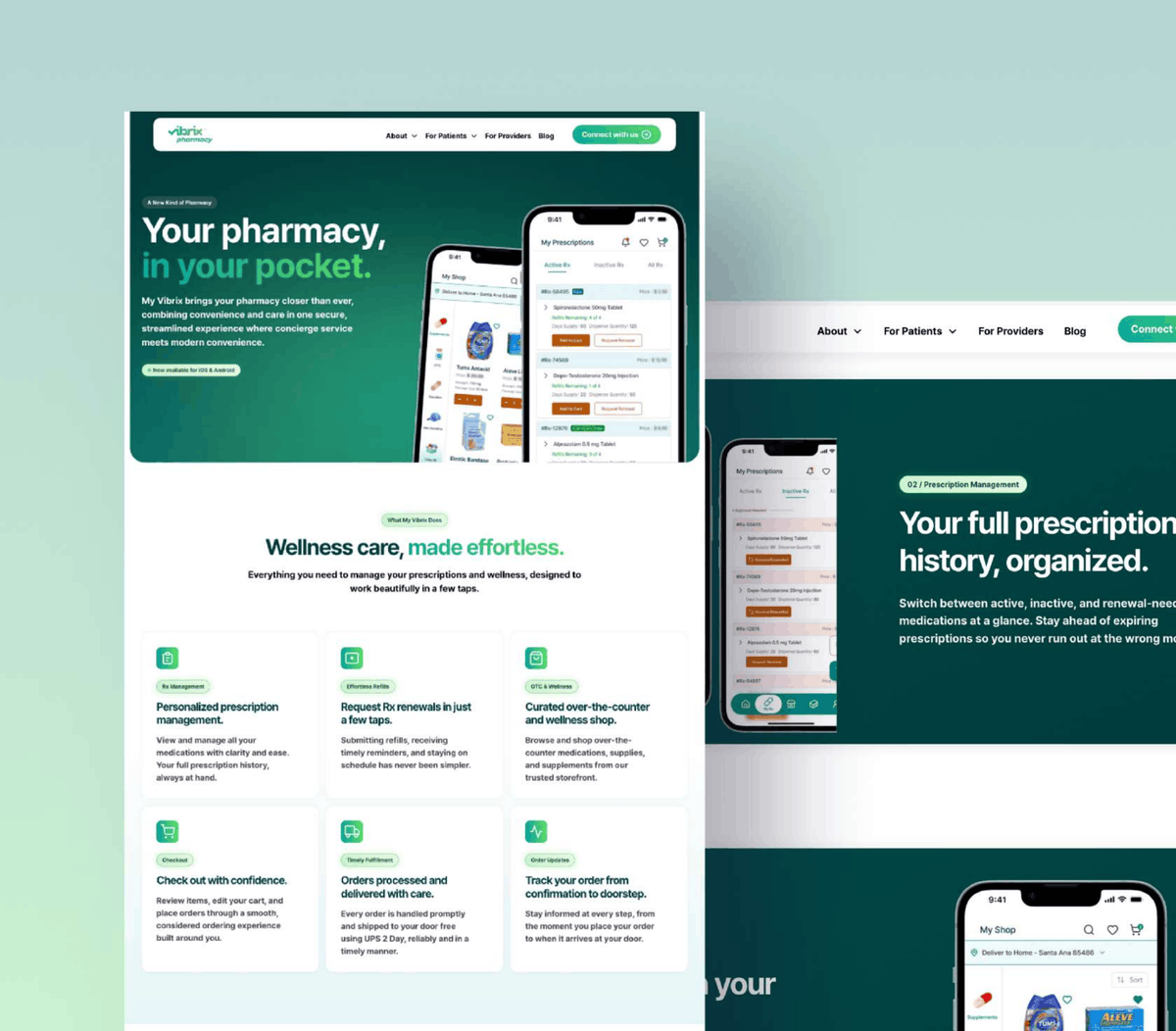 mmg__design's tweet photo. New pages for Vibrix Pharmacy’s Patient Mobile App 🤌🏻 https://t.co/6FZazHUBnV