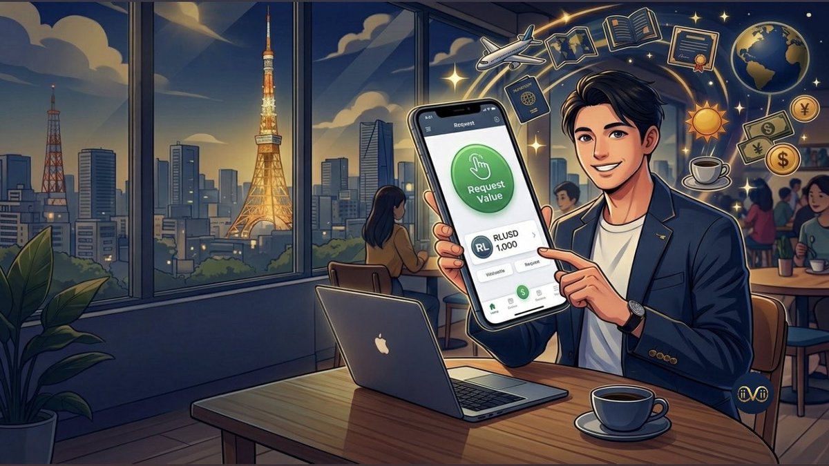 iiVO_app's tweet photo. 旅✈️も学び📝も、日々の生活🌞も、スマホ一つでスマートに📱✨
日本の働き方に、世界基準の「自由」と「先進性」を。#iiVO と一緒に、新しい働き方の未来へ🚀#JupyterInc #RLUSD #EWA #即時受取 #ステーブルコイン https://t.co/13ygezVuE9