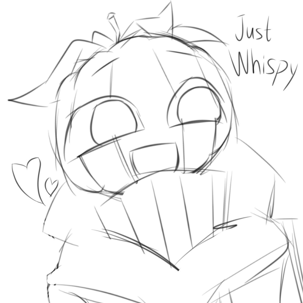 Chirari233's tweet photo. I'm a Chinese fan of @ImJustWhispy — go by Chirari over here! I was thinking maybe I could whip up a brand-new profile pic for Whispy as a gift? So I went ahead and sketched out a draft on my phone first —
#justwhispy #whispy https://t.co/oTeQS2h1Kx