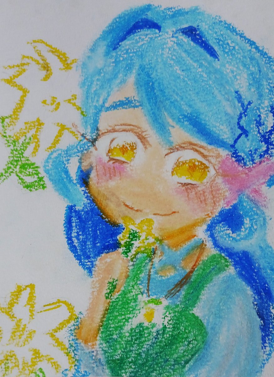 tokoro10o1shi's tweet photo. プリキュアで感動したので、クレアさんをクレパスで描きました！
来週の活躍がとても楽しみです☺️ https://t.co/QdhGRlF5pc