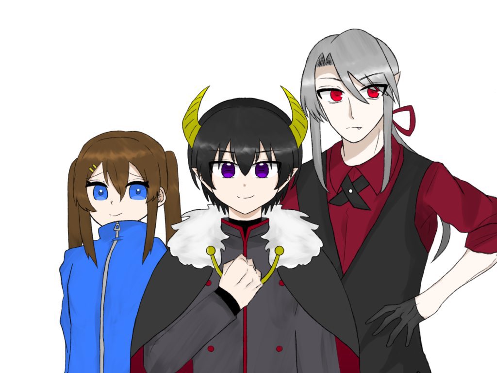 kuroitowano's tweet photo. おつとわーの！今日体験版で制作したのはこの3人でした！🫶🏻
配信後すぐに製品版買ったので第2回あります✌🏻
次回もよろしくね〜( ´ ꒳ ` )ﾉ https://t.co/AiQkmEyN4d