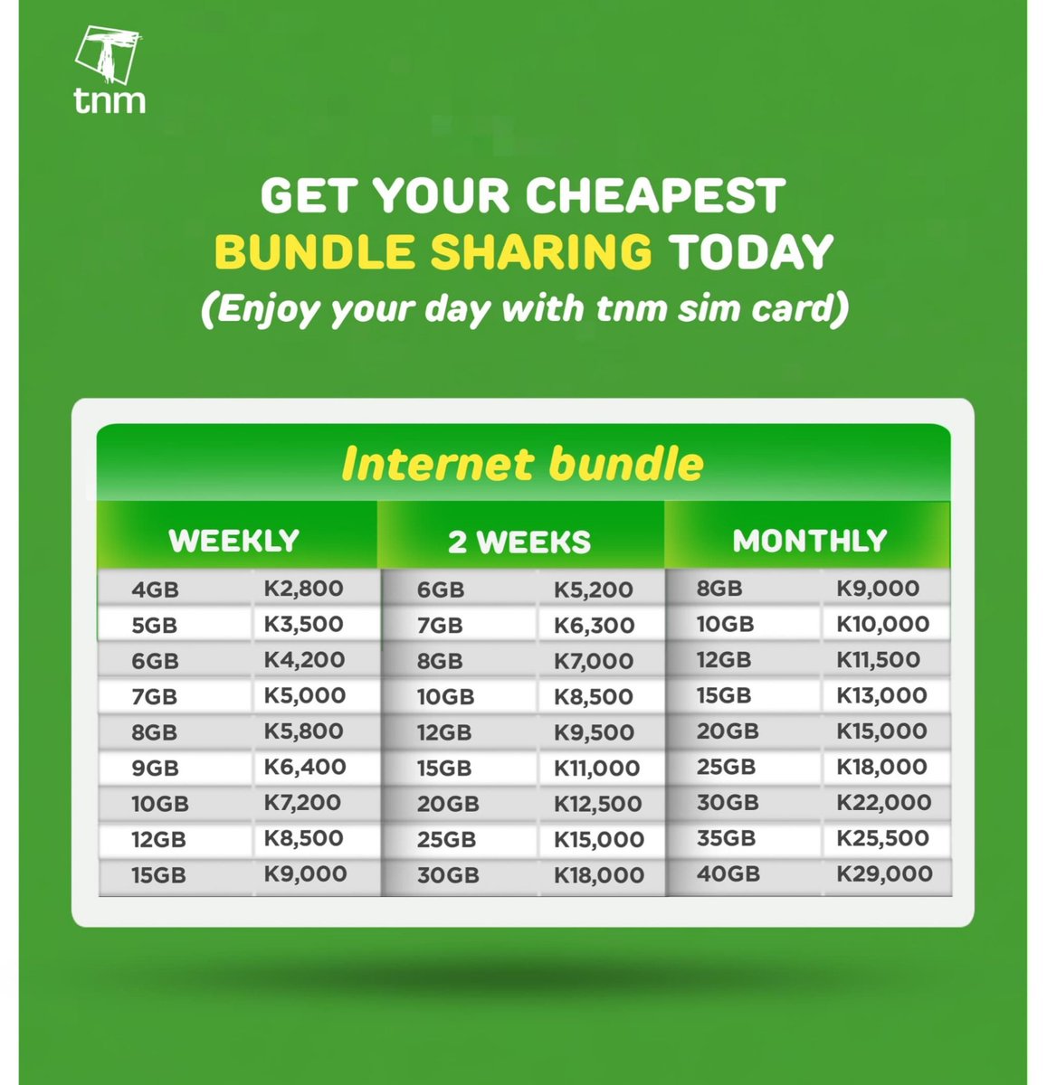 QuentinLadd265's tweet photo. Tapezani ma sharing bundle  pamtengo wa ziiii

App >> 0884049490

RT. https://t.co/uLdbc8w3fj