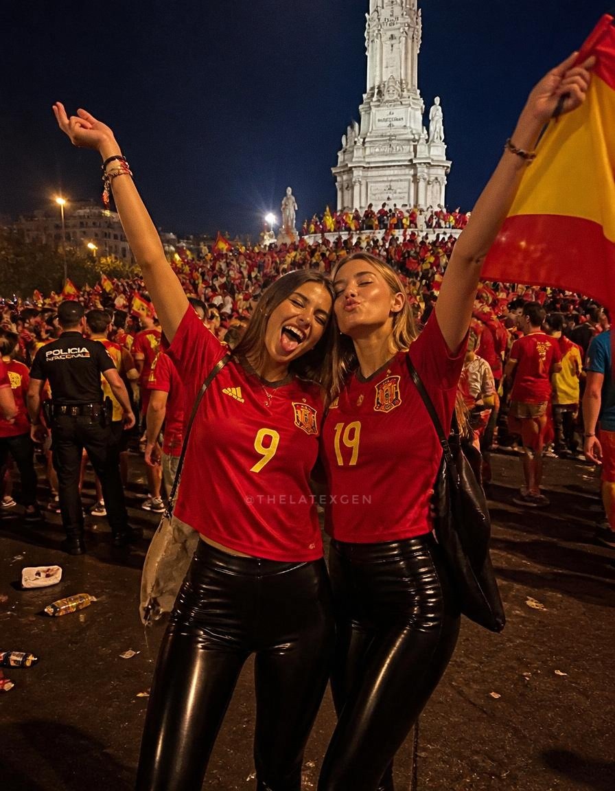 thelatexgen's tweet photo. 🇪🇸 Celebration last night 🇪🇸 This is it!! World cup winners! https://t.co/DQy9xOgvlb
