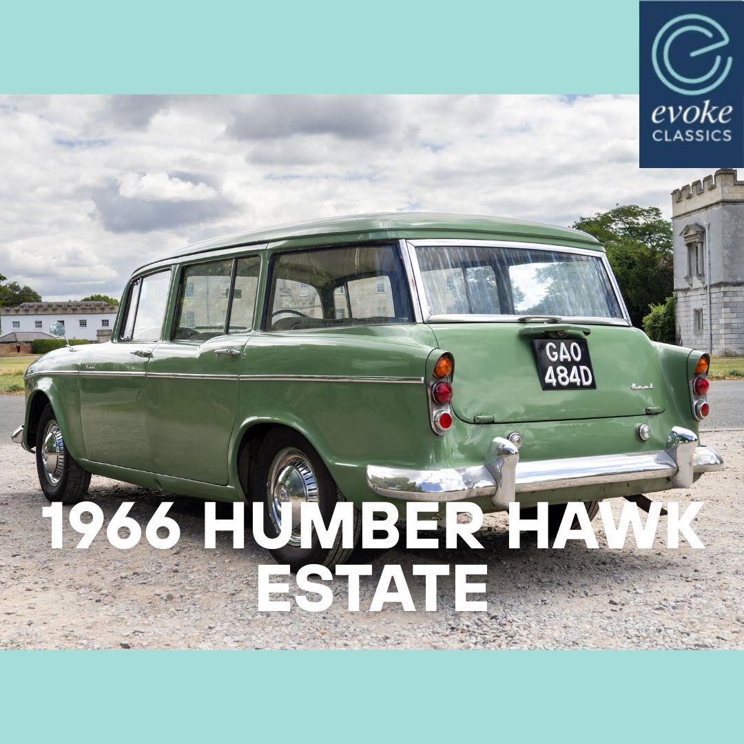 EvokeClassics's tweet photo. LIVE AT AUCTION
1966 Humber Hawk Estate
https://t.co/rEpXEIrWgg
Recent mechanical rebuild
New brakes all round
New shock absorbers
MOT until June 2027
47k miles showing
Desirable Manual with overdrive
HPI Clear
#HumberHawk #ClassicHumber #ClassicCars https://t.co/GnZeW3Za7e