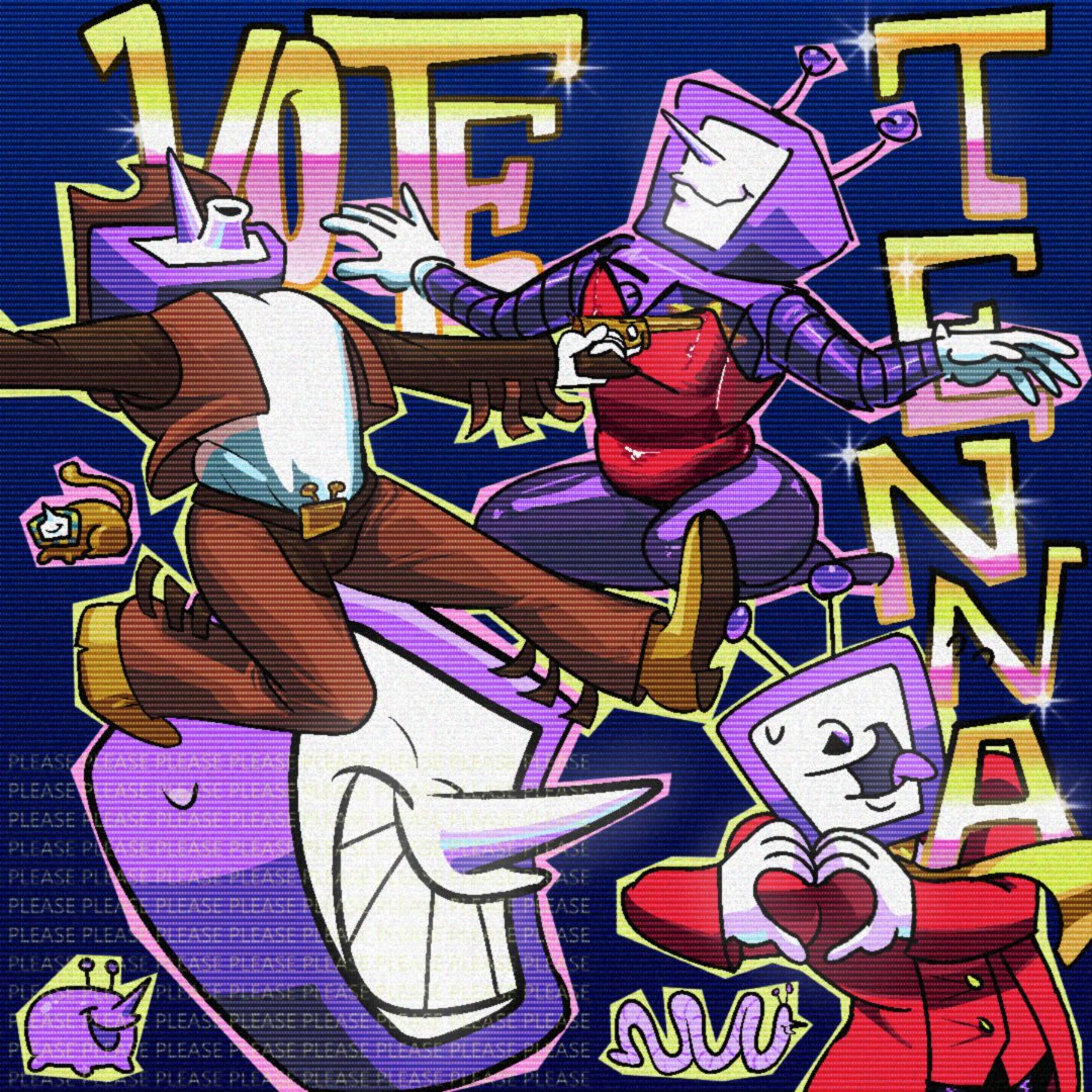 TellyJelly1997's tweet photo. COME ON FOLKS!! FLOOD THE VOTES WITH THAT BEAUTIFUL CRT, MR. (ANT)TENNA!!
VOTE! VOTE! VOTE! https://t.co/3hALF5vzVv

#tenna #tennadeltarune https://t.co/a5NdqL07gc