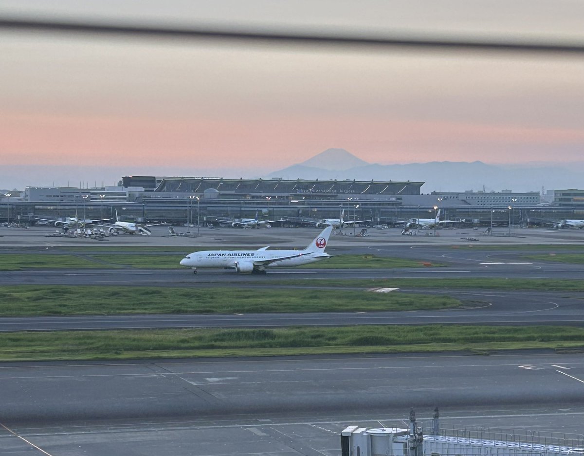 Kyohka216's tweet photo. 飛行機✈️見たくて（JALサ部の推し活）羽田空港にやってきた！

再来月JALで香港行くから楽しみー！！ https://t.co/vGzEZPPdQZ