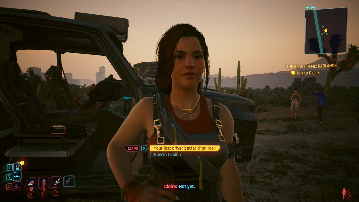 maxi25554's tweet photo. So cyberpunk has a beautiful transgender bartender character who's also a mechanic and a street racer... who you CAN'T ROMANCE SOBS this game hates me https://t.co/Q81fqAdkQ4