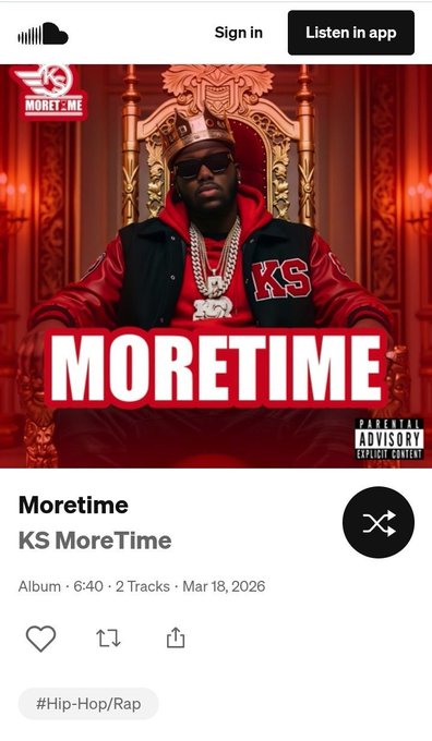 KSMoreTime's tweet photo. ๐ฃ To my Soundcloud family you can now check out my new single - 'Moretime' and add it to your playlists on the platform. Let's go!
๐ง: Moretime ๐ฑ๐ป ๐
โฌ
https://t.co/9wZC36fz7O
#HipHop #Rap #UKHipHop #UKRap #SoundCloudRap #SoundcloudRapper https://t.co/bggnjyXYG6