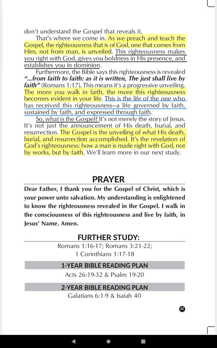 KobbyStewart's tweet photo. JULY 20, 2026
"...the Gospel isn’t just a message; it is God’s power in operation—His dynamic ability to save, transform, deliver, and establish in righteousness everyone who believes." https://t.co/vBxxFcqIbn