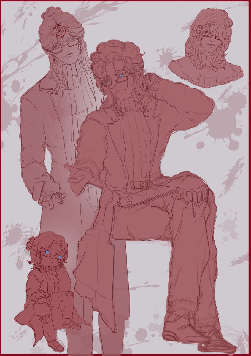 SaikiriSK's tweet photo. Frederick Lepik - Character Sheet Sketch 

#oc #artday https://t.co/JgCJGLjidB