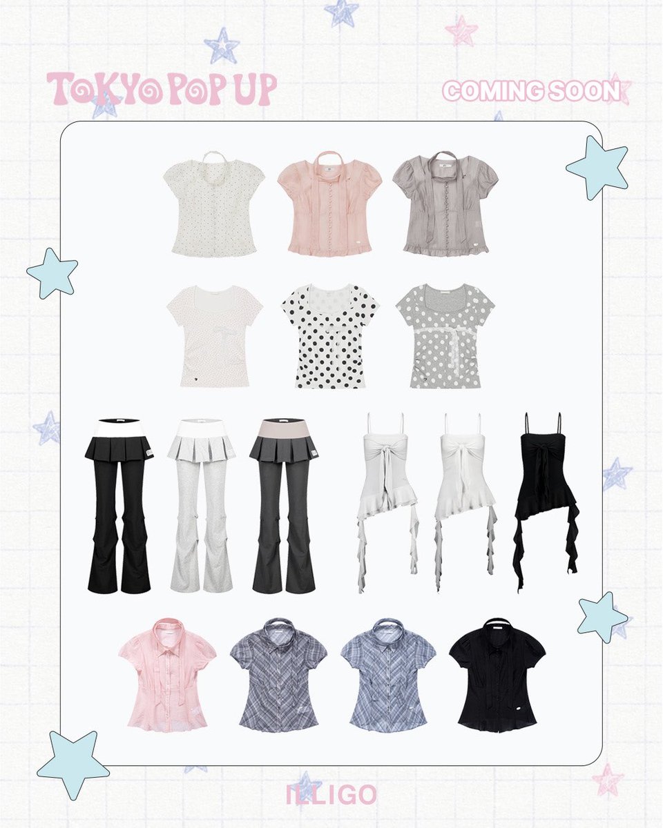 illigo129's tweet photo. ILLIGO POP-UP in 東京

˚ ୨୧⋆ ˚｡⋆東京POP-UPEXCLUSIVE ITEMを公開⋆˚｡⋆୨୧˚

あわせて東京 POP-UPにて展開予定のラインナップもご案内いたします。

※ EXCLUSIVE ITEMは数量限定のためなくなり次第販売終了となります。

気になるアイテムはぜひお早めにチェックしてください💝

期間：2026年7月28日（火）～2026年8月2日（日）
時間：12:00 ~ 20:00
場所：東京都渋谷区新南1-3-10新南B1F

おかげさまで、ご予約は早期に受付終了いたしました。
たくさんのご予約・ご関心をいただき、誠にありがとうございます🎀

東京で会いましょう🤍