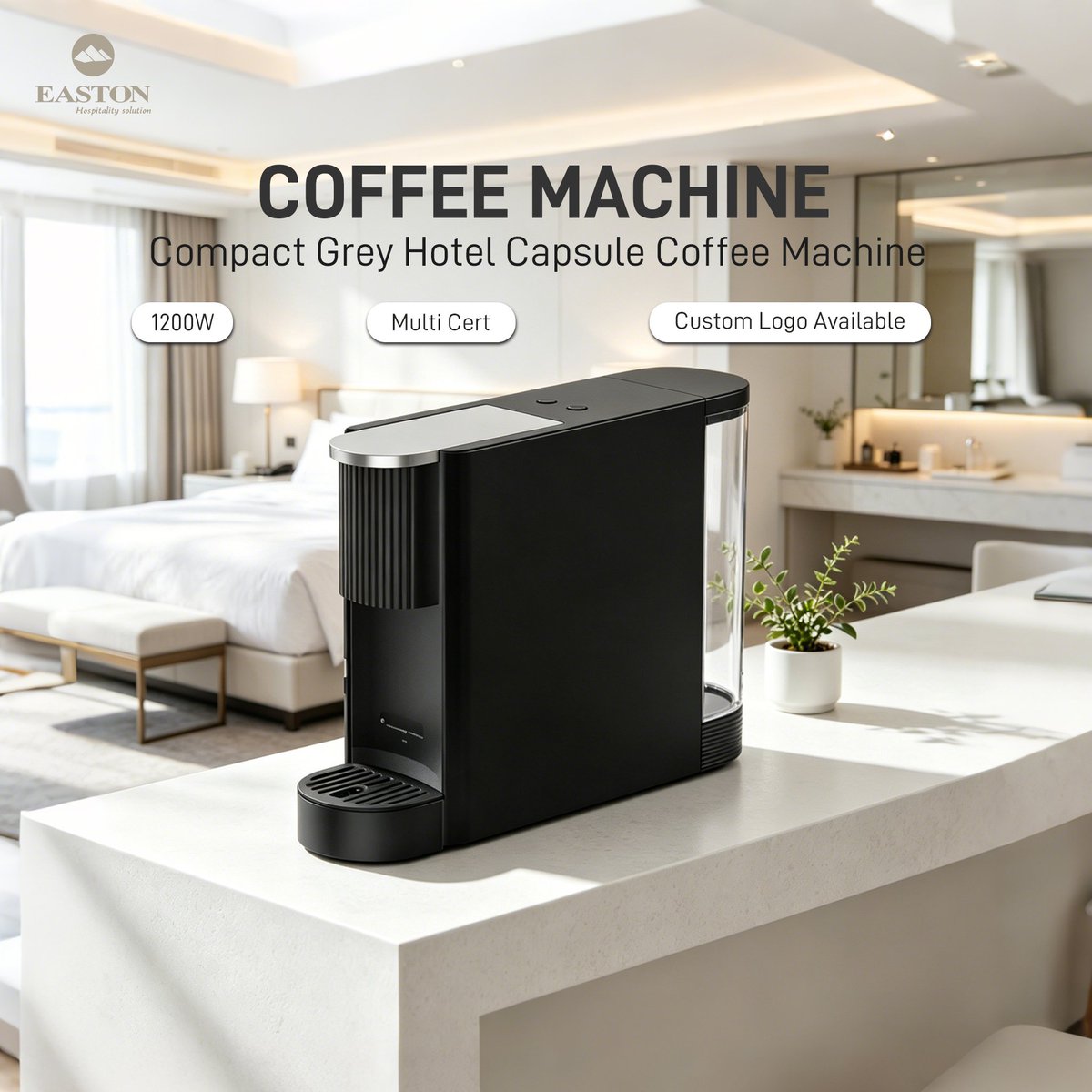 HotelE8255's tweet photo. Factory wholesale slim grey hotel capsule coffee machines | 1200W fast extraction, full multi-certifications, OEM custom logo for boutique hotel & resort renovation projects.
#HotelTech #Hospitality #GuestExperience #HotelProcurement #HotelSupplies #LuxuryHotel #easton #hotel https://t.co/foVsDB2xkm