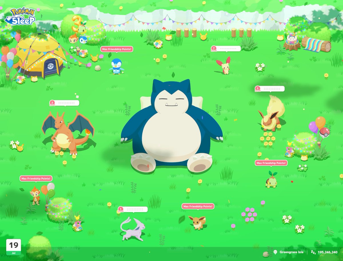 disciplemedic's tweet photo. Make sure to do this throughout the week don't forget!! Get those free items!
☆My team for the week &amp; what I got for this Sunday Sleep Research!

☆Add #PokemonSleep3rd &amp; share your favorite image!
https://t.co/d8jjgyXtLQ
#PokemonSleep https://t.co/QCfEVRLdla