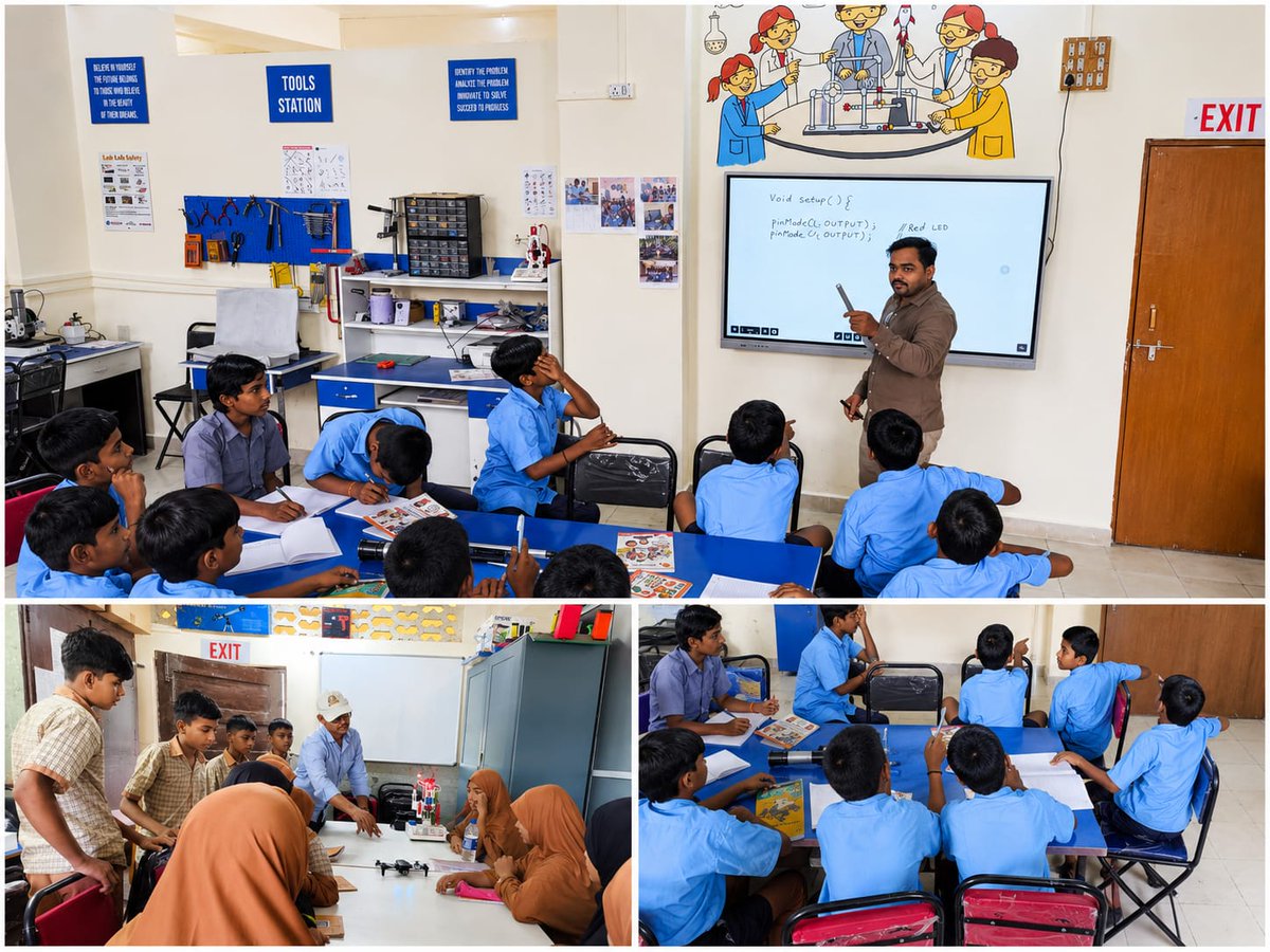 officialaadhaar's tweet photo. Stepping into a new STEM journey!

AADHAAR continues its STEM Education Program across government schools in Mumbai &amp; Thane, inspiring students through hands-on learning and innovation.

Together, we are nurturing curiosity, innovation, and future-ready skills.

#STEMEducation https://t.co/HAwwhBkMOg