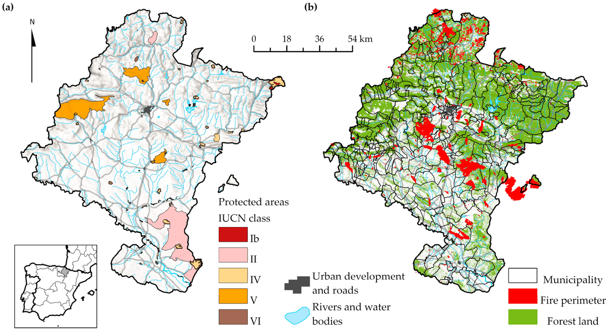 Forests_MDPI's tweet photo. 📢 2026 Q2 Editor's Choice in #Forests

"Assessing Community and Protected Area Exposure to Wildfires in Navarra, Spain" by Fermín Alcasena et al.

50k simulations: 75% exposure in 1/3 area, 90 ha/yr in protected zones.

Read more 👉 https://t.co/yrgl4ih6Wj

#wildfire #modeling https://t.co/sa2QcJ1zOY