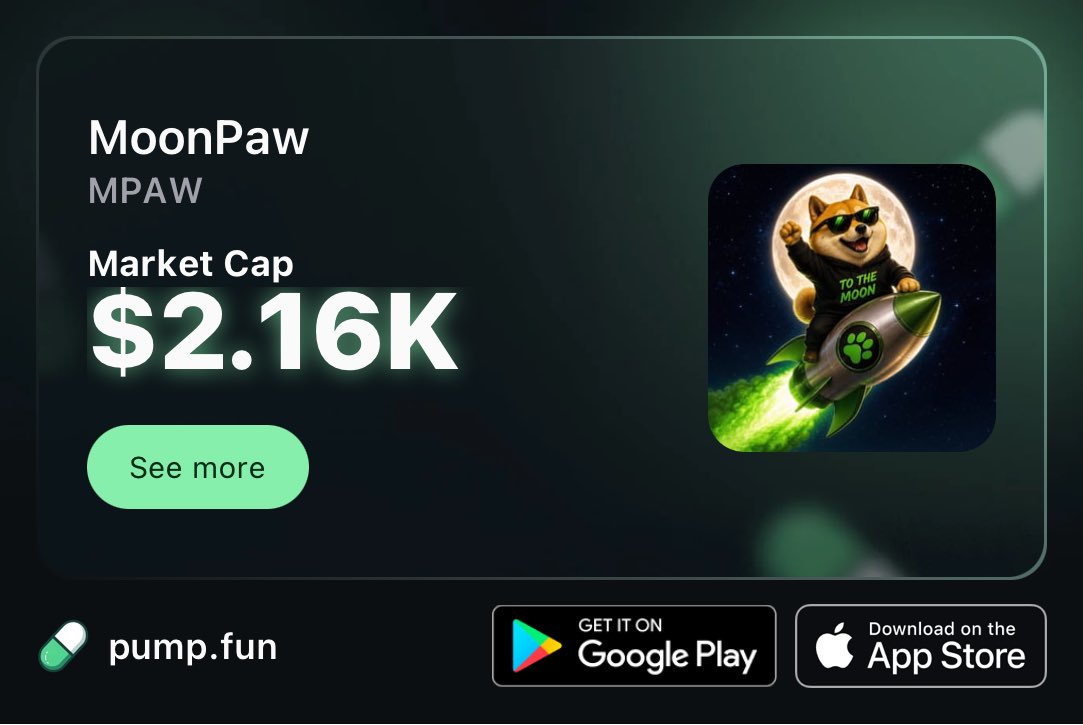 RyanStorkson7's tweet photo. I am the dev behind brand new MoonPaw
Buy in and let’s get this thing to the moon 🚀🚀

CekLAQfAQdCEXDUYasV1e9QFA947Mva6SyuuegWBpump https://t.co/l6Tu539D9r