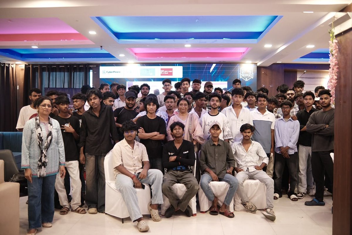 DDNewslive's tweet photo. As the World Prepares for the Olympic Esports Games, CyberPeace Strengthens India's Responsible Gaming Movement with Esports League 9.0; Announces National League 10.0.

The tournament witnessed intense competition, exceptional gameplay, and remarkable sportsmanship, with the prize pool distributed among the Champions, Runners-up, and Second Runners-up. Beyond the competition, participants engaged with CyberPeace's vision of creating a safer and more inclusive digital gaming ecosystem through awareness of cybersecurity, responsible gaming, fair play, and online safety.

The event highlighted the growing importance of building digital resilience alongside gaming excellence as India's esports industry continues its rapid expansion.

@tapasjournalist
