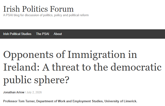 ESS_Ireland's tweet photo. Using two pooled rounds of the European Social Survey in 2012 and 2020 Professor Tom Turner explores whether opposition to #immigration spills over into weaker attachment to #democracy.  #ESS #ESSIE https://t.co/89K7GMuWeq https://t.co/umkv51cN0F