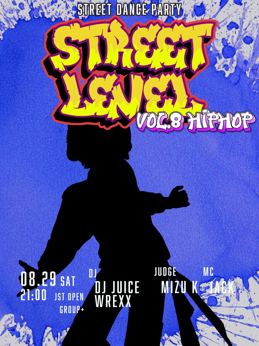 STREETLEVEL_VRC's tweet photo. STREET LEVEL VOL.8 HIPHOP
日時:8/29 21:00(JST)~

1ジャンルにフォーカスしたダンスイベント！
ダンサー同士が繋がるパーティを楽しもう！

今回のジャンルはHIPHOP！
スタイルが交差する人気ジャンルで、個性を武器にBattle＆Party！

バトルのエントリーはこちらから↓

https://t.co/WZPXLCCdVt https://t.co/Ha9OK4gVcH