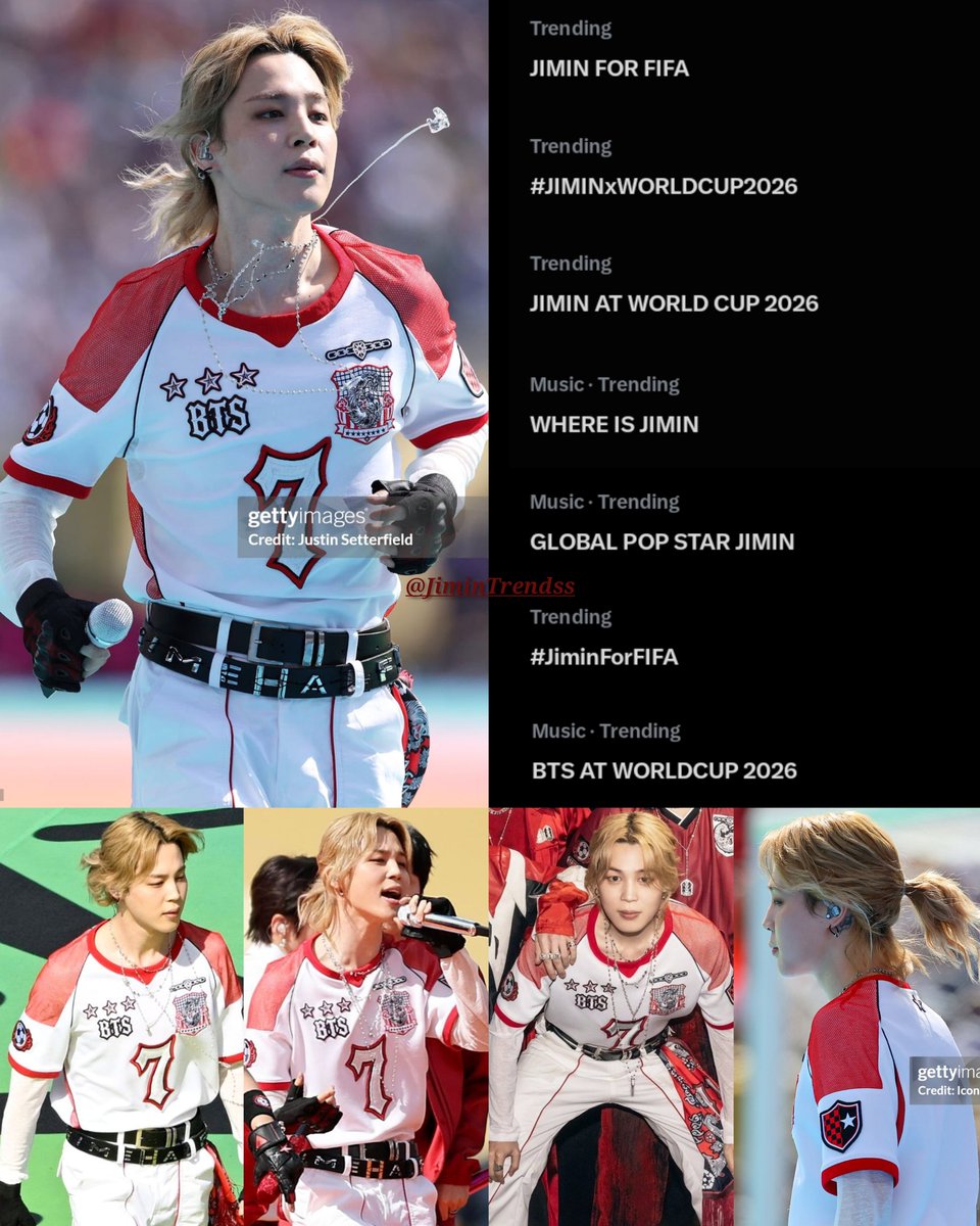 JiminTrendss's tweet photo. PARK JIMIN 👑 🔥 

JIMIN FOR FIFA
JIMIN AT WORLD CUP 2026
GLOBAL POP STAR JIMIN
JIMIN AT THE FIFA WORLDCUP
#JiminForFIFA
#JIMINxWORLDCUP2026
#JIMIN #지민 https://t.co/VgMGDvmx2x